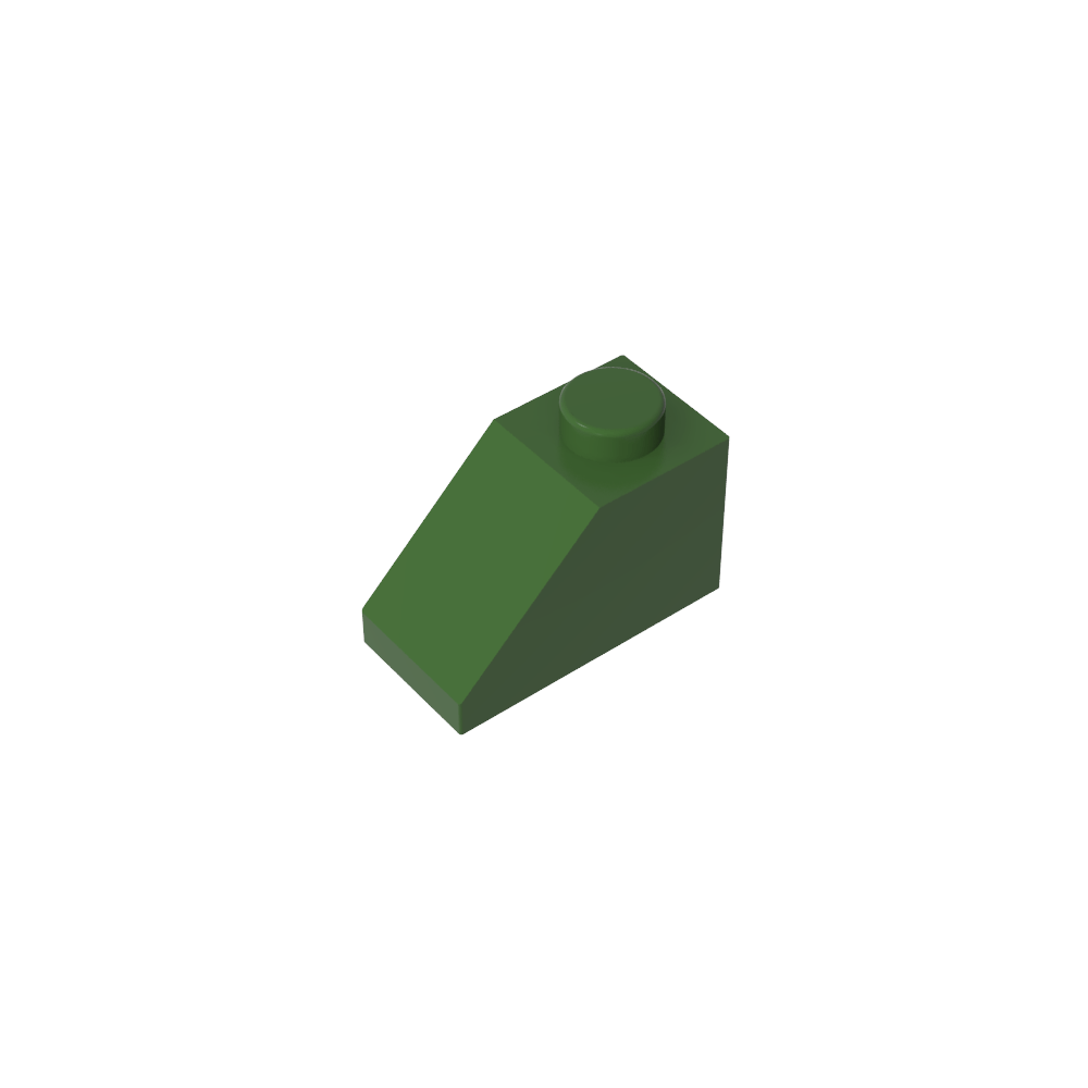 Pente 45° 2 x 1 avec goupille inférieure-MyGobricksFr
