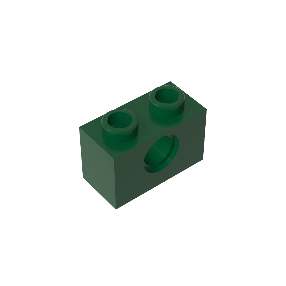 Brique technique 1 x 2 [1 trou]-MyGobricksFr