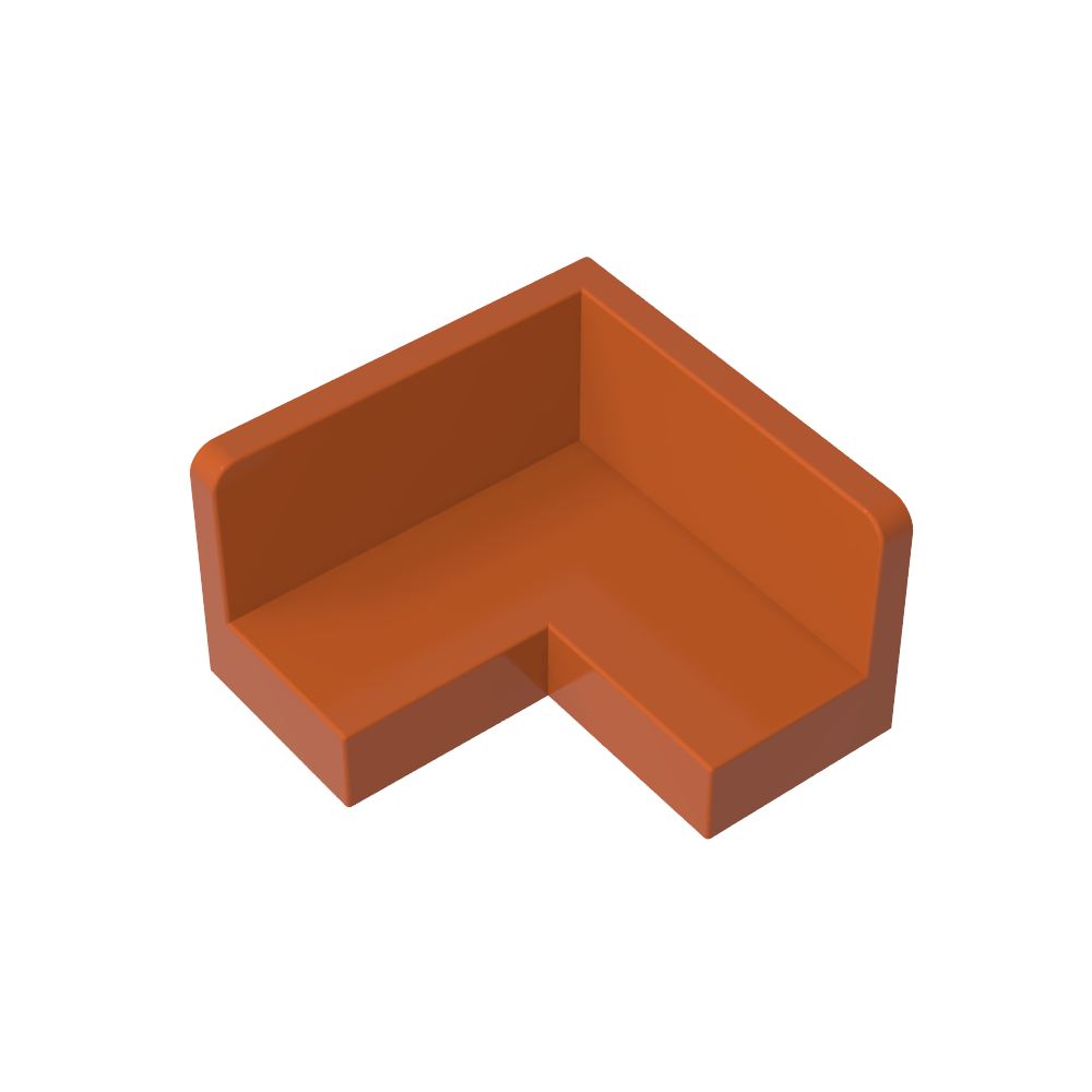 Panneau d'angle 2 x 2 x 1-MyGobricksFr