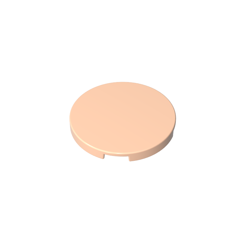 3x3 smooth round plate