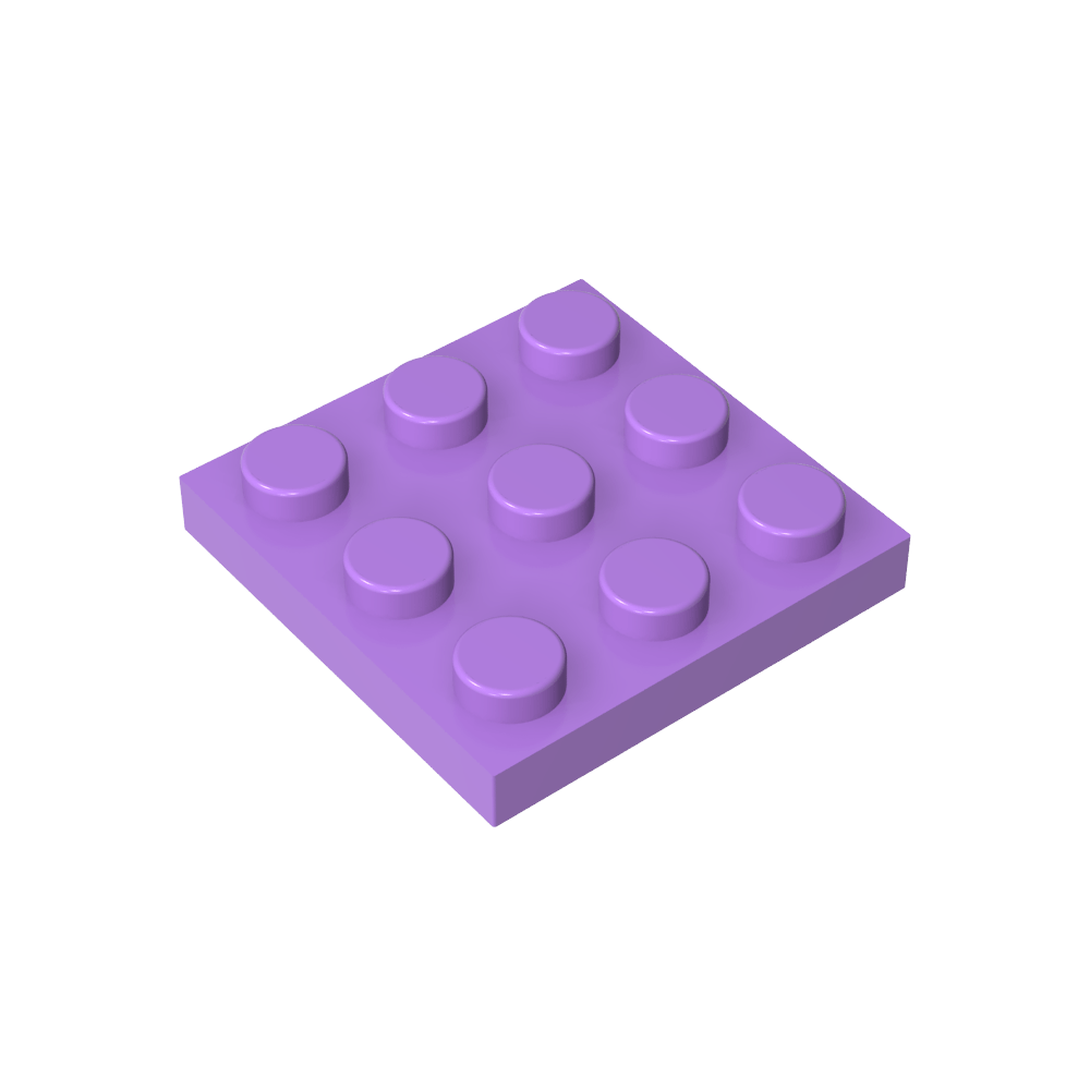 Assiette 3 x 3-MyGobricksFr