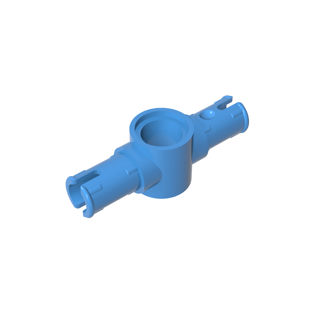 Connecteur Technic à 2 broches avec rainures de friction longitudinales [Grands trous carrés pour les broches]-MyGobricksFr