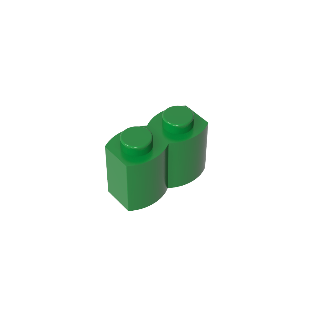 Brique spéciale 1 x 2 Palisade [alias Bûche]-MyGobricksFr