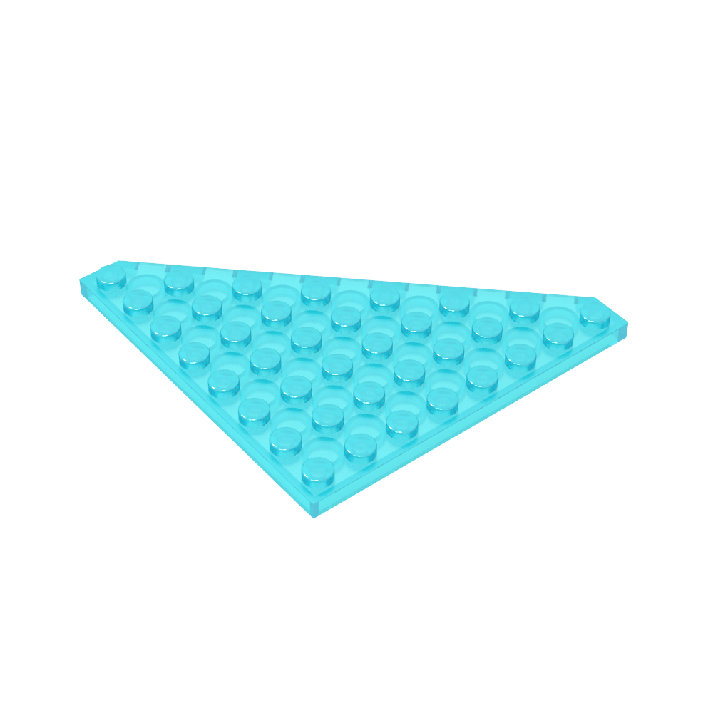 Plaque compensée 8 x 8 coin coupé-MyGobricksFr
