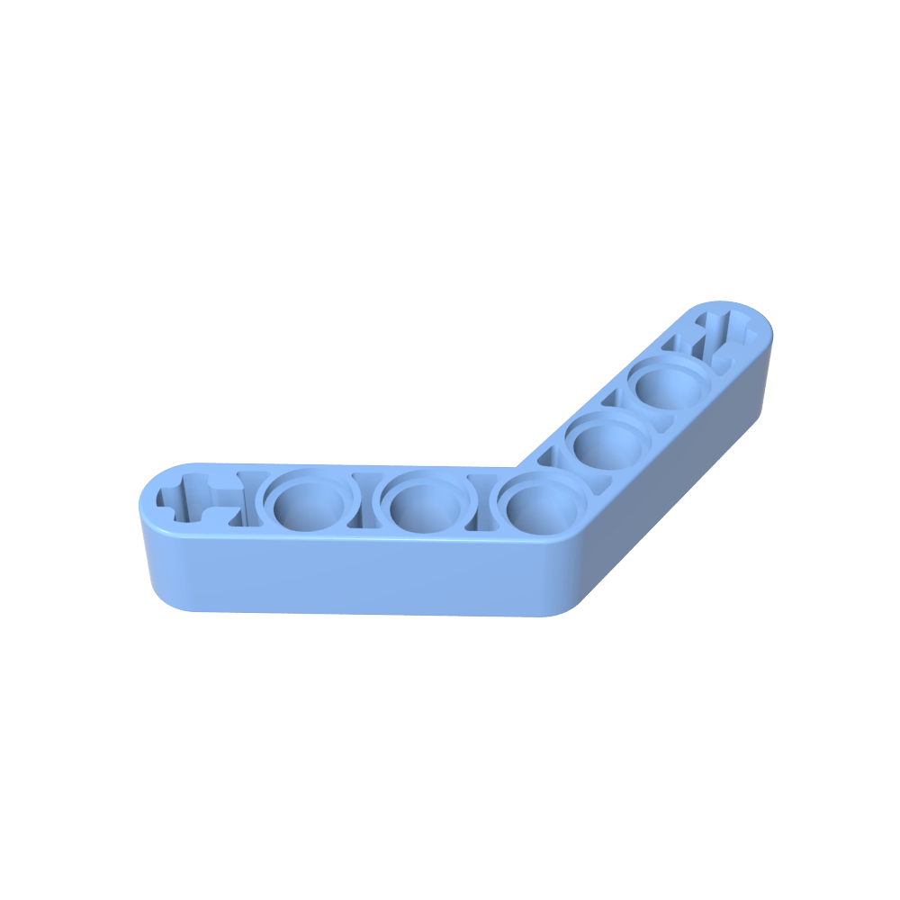 Poutre Technic 1 x 7 courbée (4 - 4) Épaisseur-MyGobricksFr