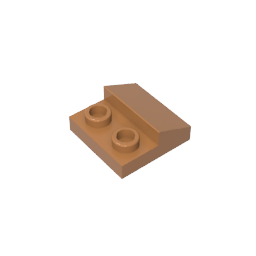 Pente 45 2 x 1 avec découpe 2/3-MyGobricksFr