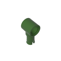 Connecteur Technic à 1 broche avec rainures de friction dans le sens de la longueur-MyGobricksFr