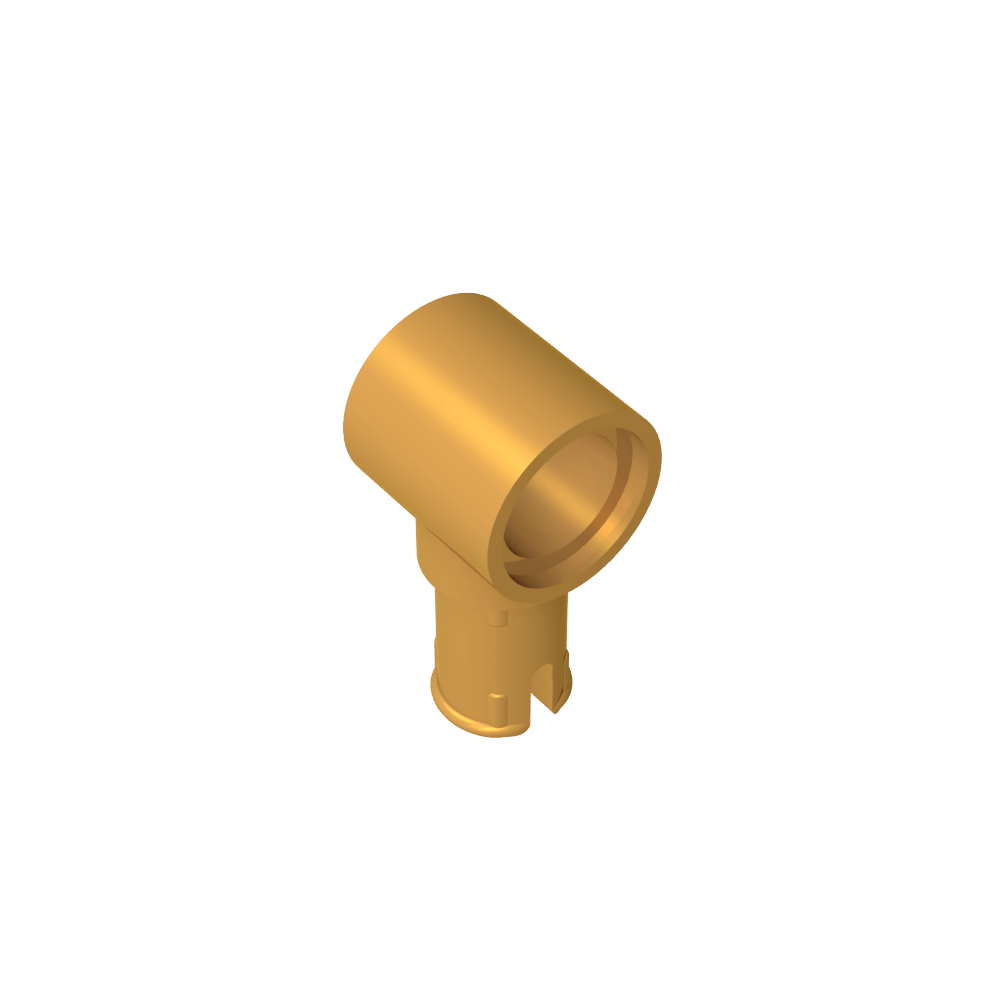 Connecteur Technic à 1 broche avec rainures de friction dans le sens de la longueur-MyGobricksFr