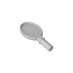 Miroir à main avec cœur au verso [Accessoire pour cheveux]-MyGobricksFr