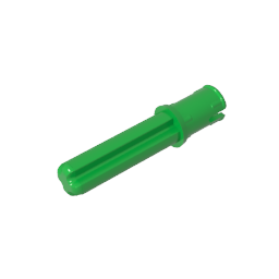 Axe Technic 3L avec rainures de friction longitudinales et axe 2L-MyGobricksFr