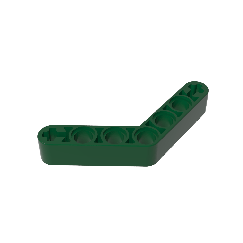 Poutre Technic 1 x 7 courbée (4 - 4) Épaisseur-MyGobricksFr