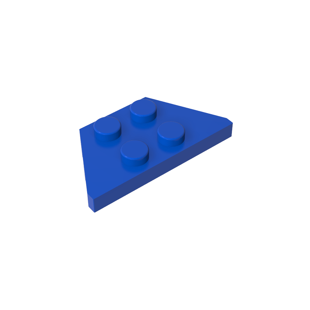 Plaque en coin 2 x 4-MyGobricksFr