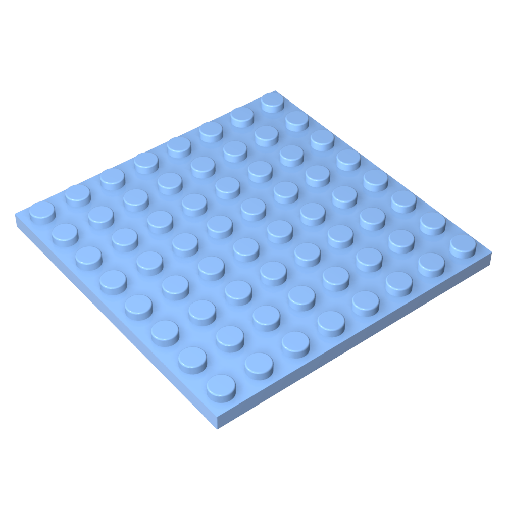 Assiette 8 x 8-MyGobricksFr