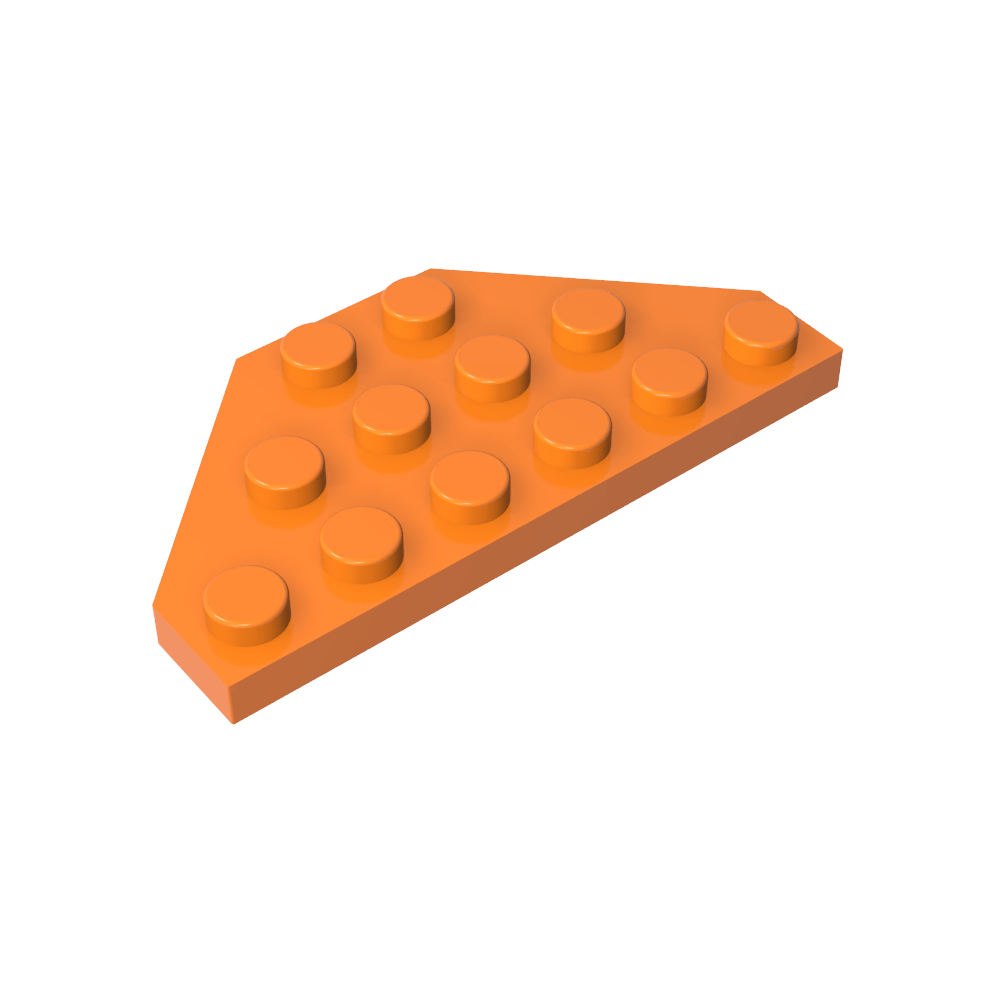 Plaque en coin 3 x 6 Coins coupés-MyGobricksFr