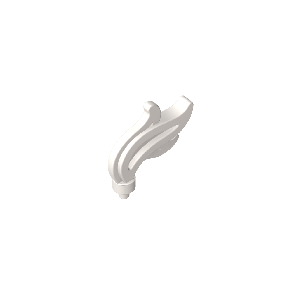 Accessoire de coiffure Plume / Plume / Flamme Triple Point-MyGobricksFr