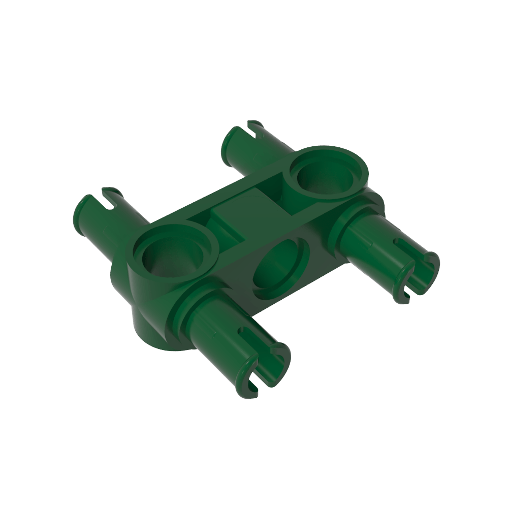 Connecteur à broches Technic, moyeu perpendiculaire 3L à 4 broches-MyGobricksFr