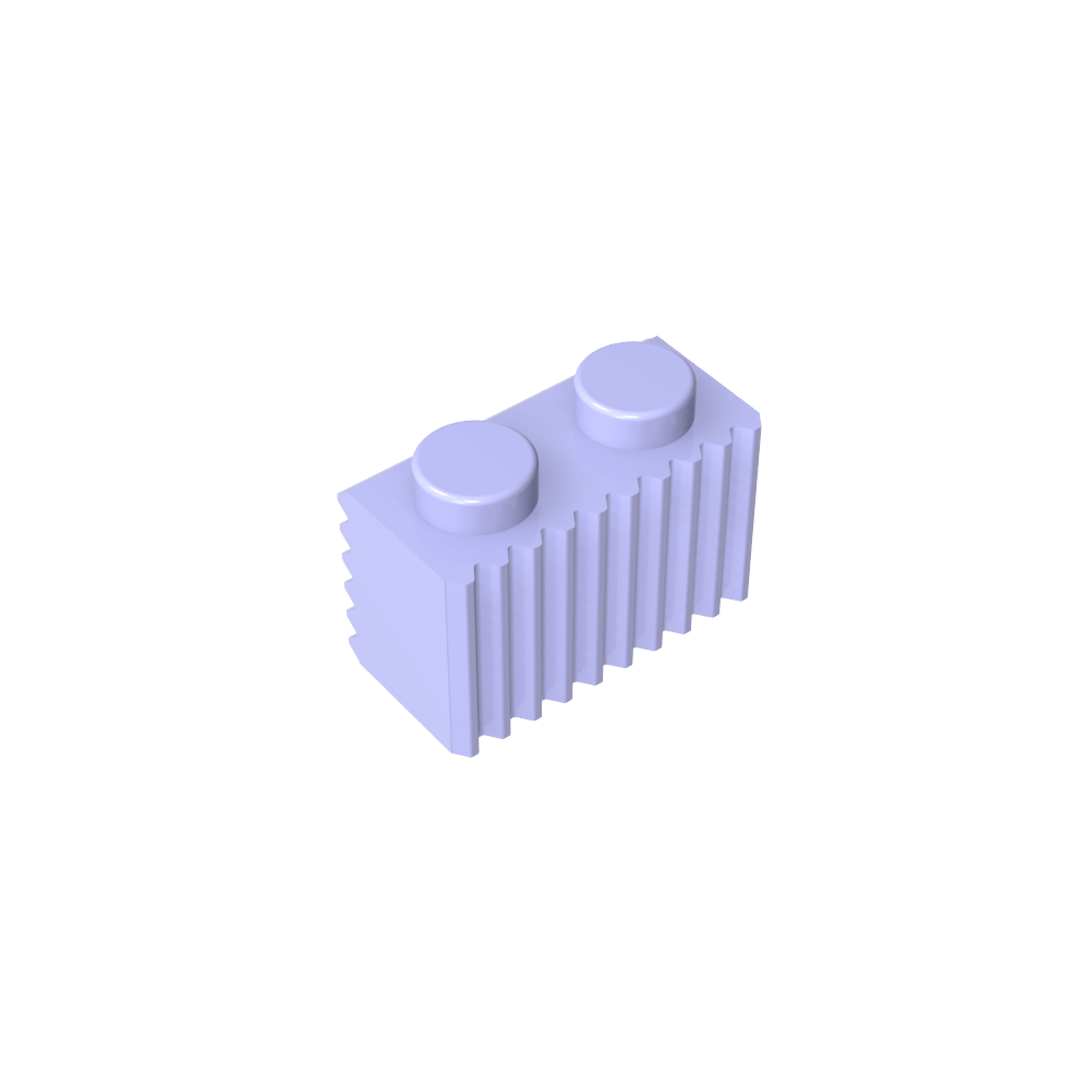Brique spéciale 1 x 2 avec gril-MyGobricksFr