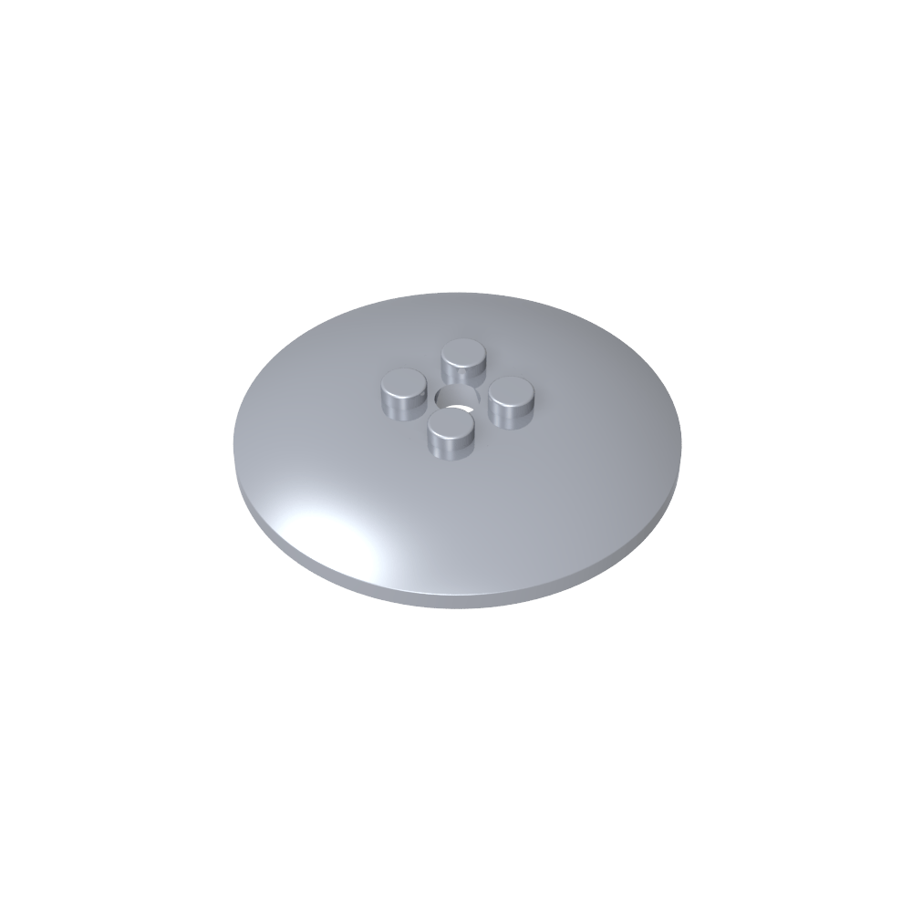 Antenne parabolique 6 x 6 inversée (radar) avec montants creux-MyGobricksFr
