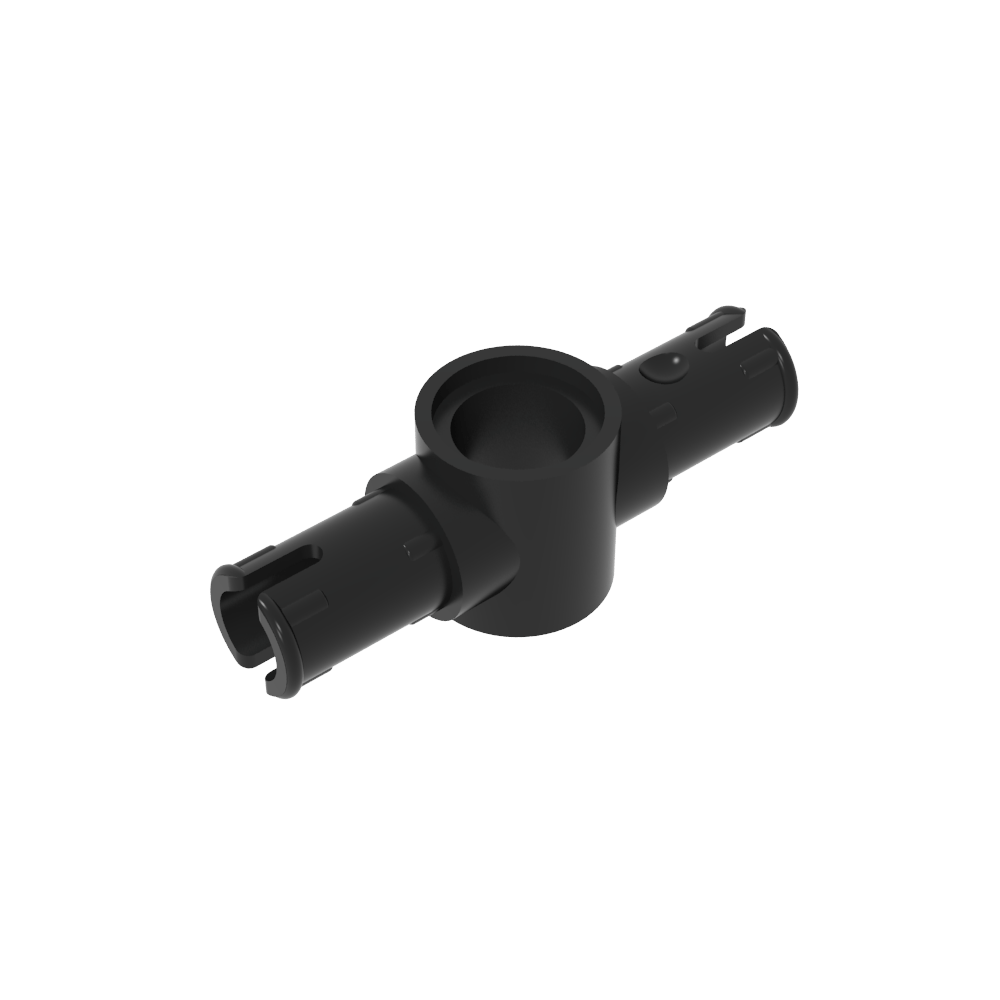 Connecteur Technic à 2 broches avec rainures de friction longitudinales [Grands trous carrés pour les broches]-MyGobricksFr