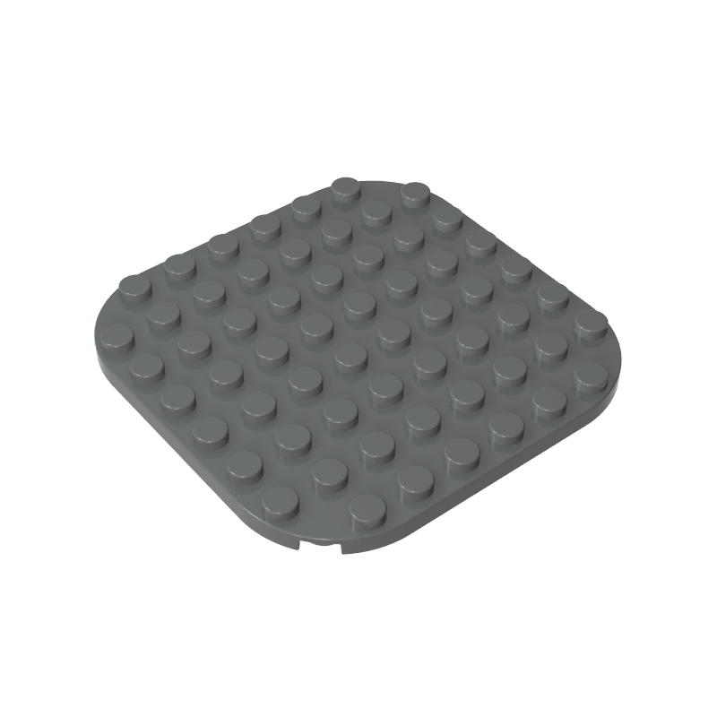 Plaque de base à coins arrondis 8x8