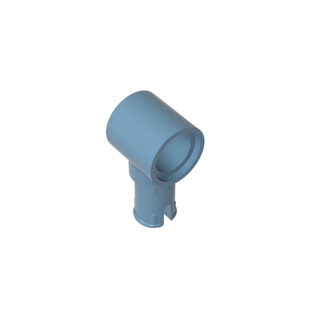 Connecteur Technic à 1 broche avec rainures de friction dans le sens de la longueur-MyGobricksFr