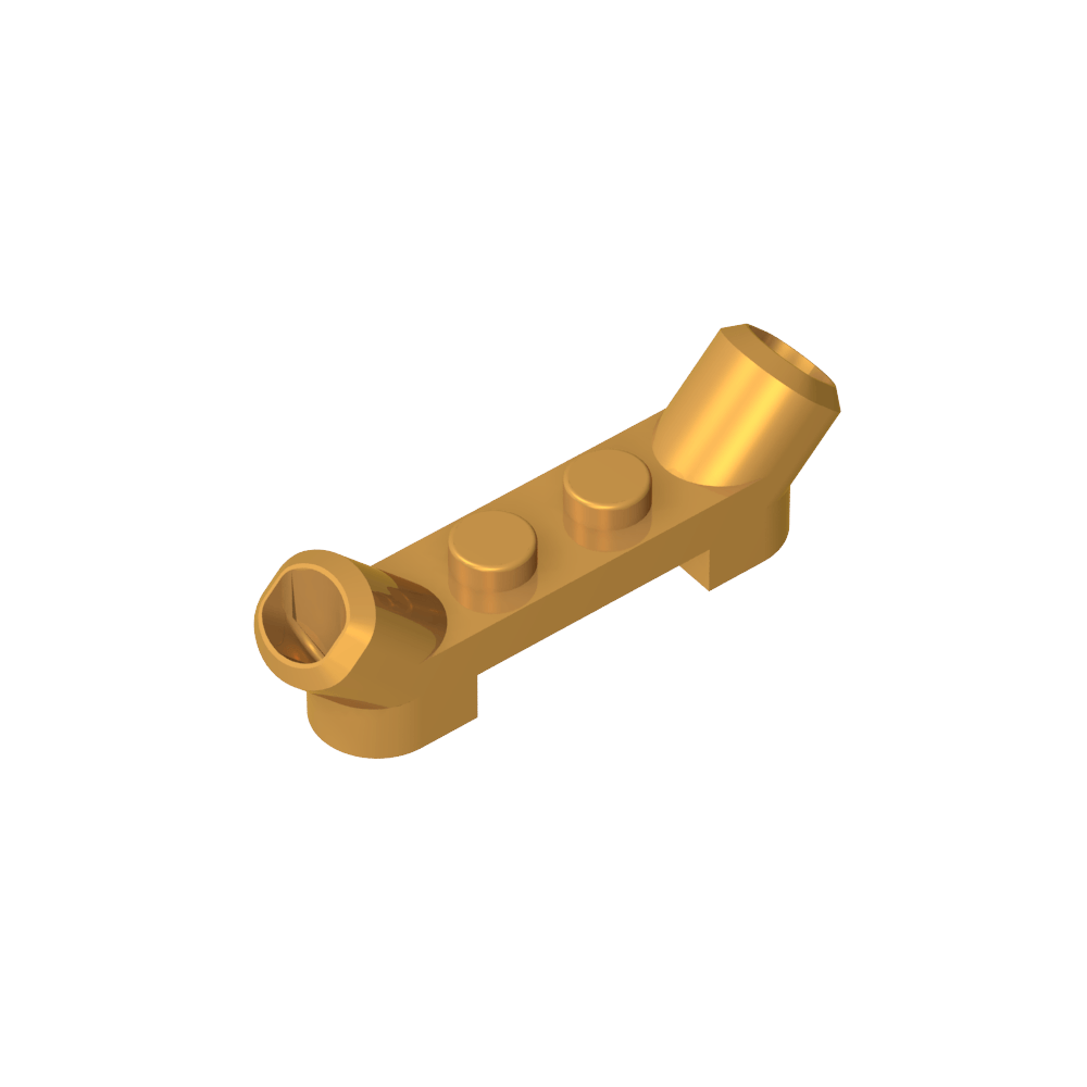 Plaque spéciale 1 x 4 avec tubes inclinés-MyGobricksFr