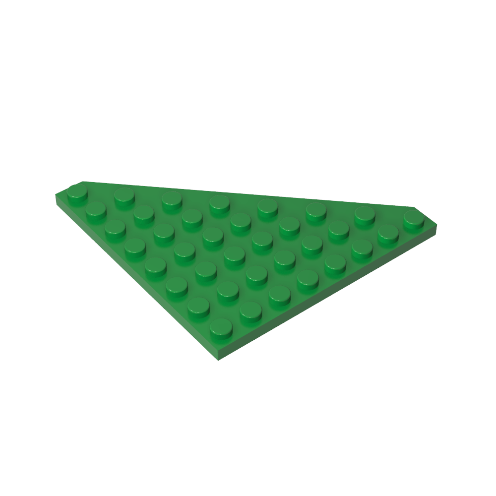 Plaque compensée 8 x 8 coin coupé-MyGobricksFr