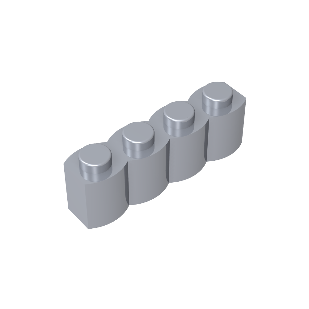 Brique spéciale 1 x 4 Palisade [alias Bûche]-MyGobricksFr