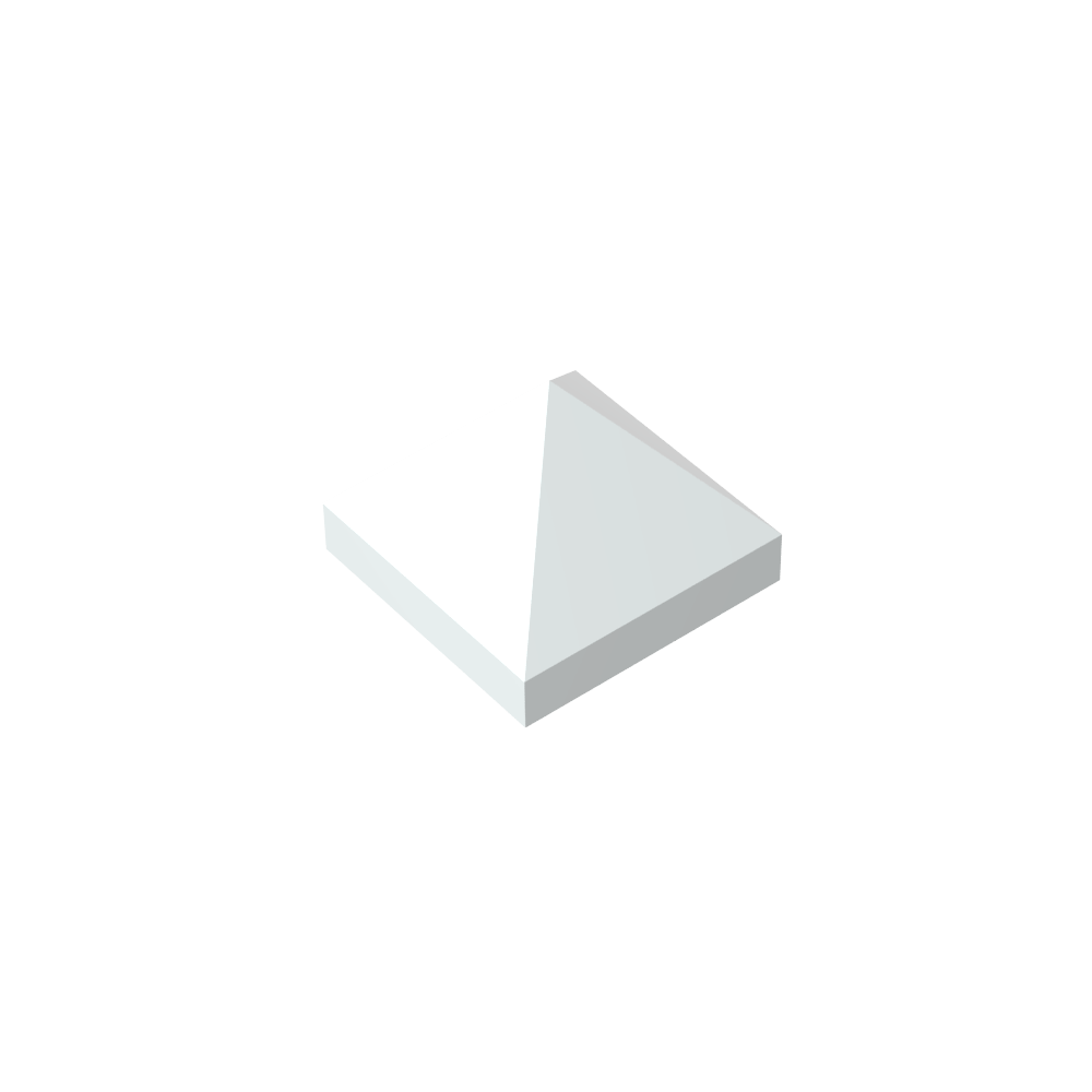 Pente 45° 1 x 1 x 2/3 Quadruple Convexe-MyGobricksFr