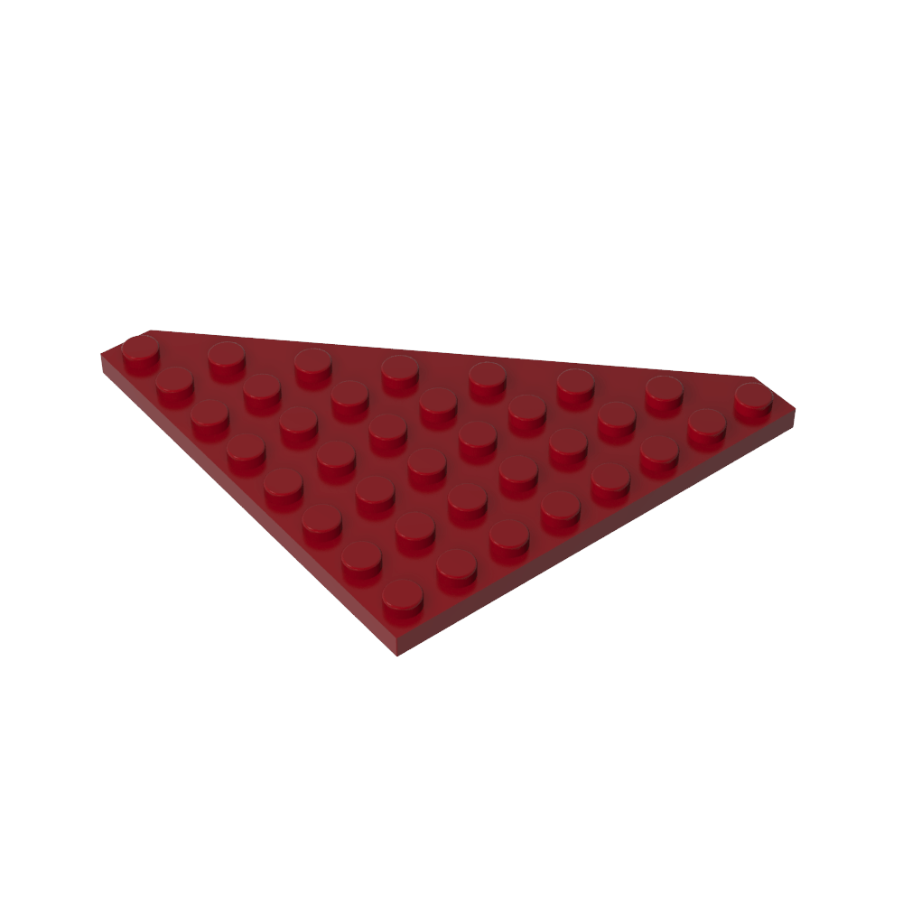 Plaque compensée 8 x 8 coin coupé-MyGobricksFr