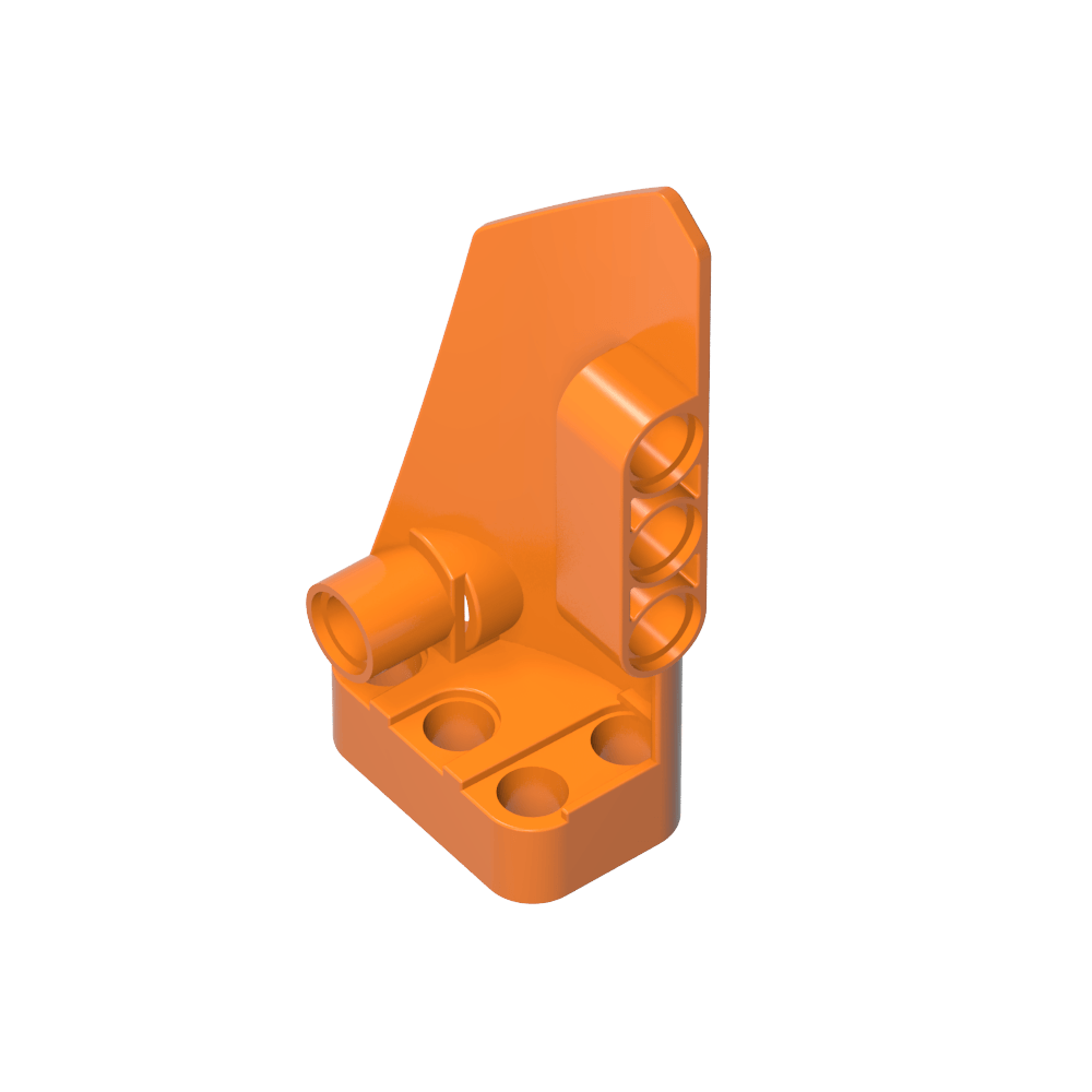 Carénage de panneau Technic n° 4 Petit Lisse Long, Côté B-MyGobricksFr