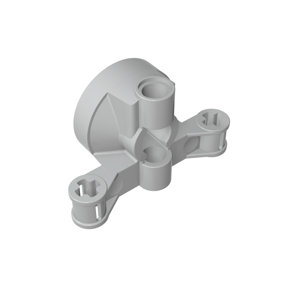 Support de moyeu de volant Technic avec 2 trous pour goupille et 2 trous pour axe-MyGobricksFr