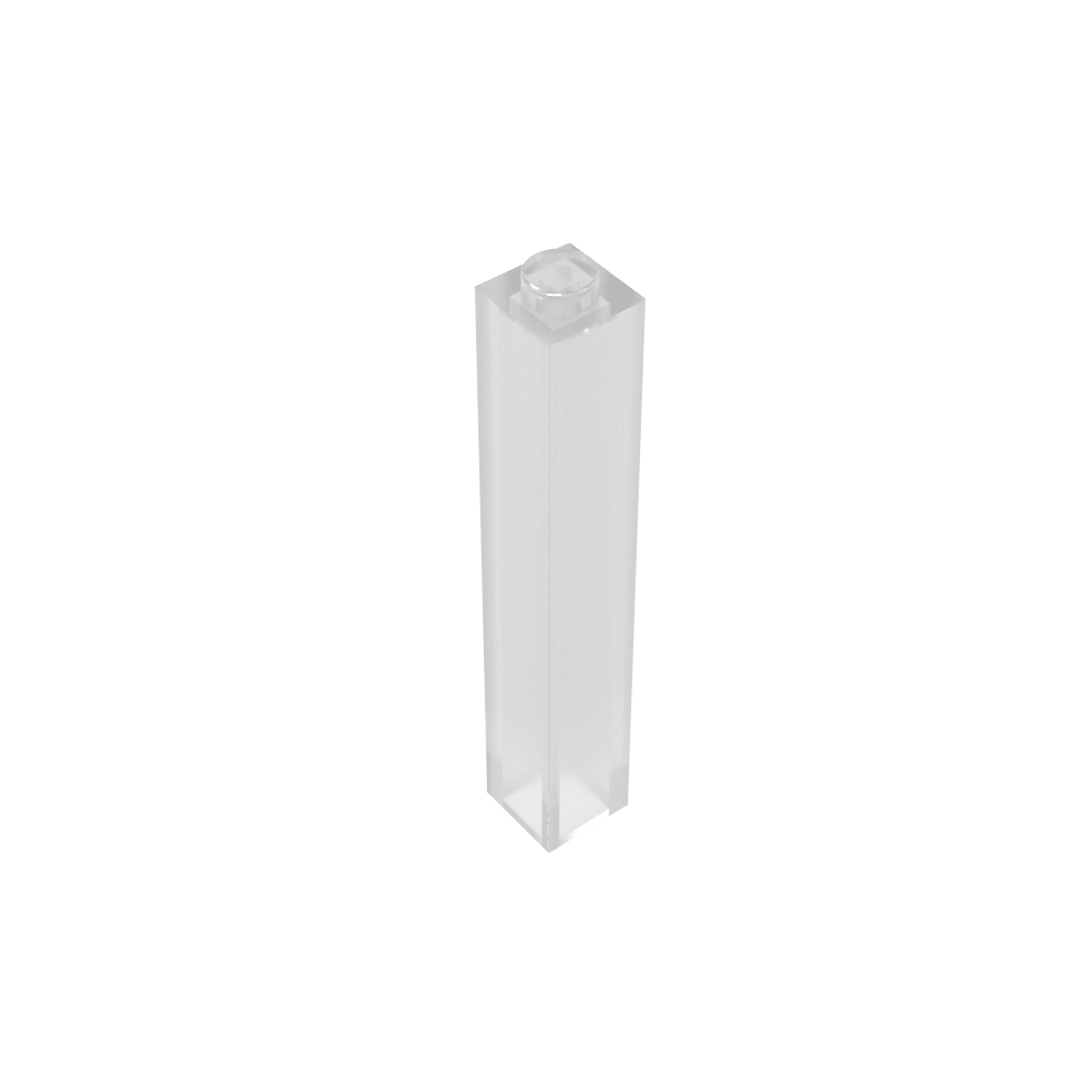Brique 1 x 1 x 5 avec montant ouvert ou creux obturé-MyGobricksFr