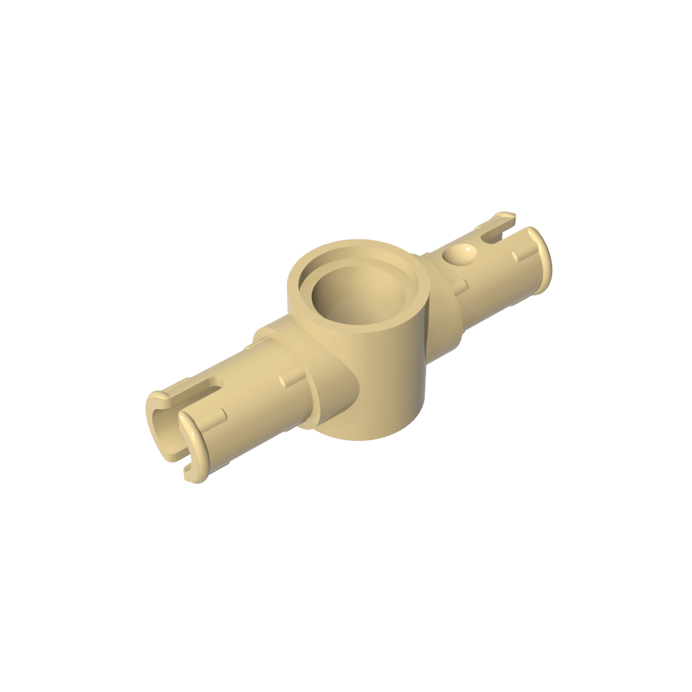 Connecteur Technic à 2 broches avec rainures de friction longitudinales [Grands trous carrés pour les broches]-MyGobricksFr