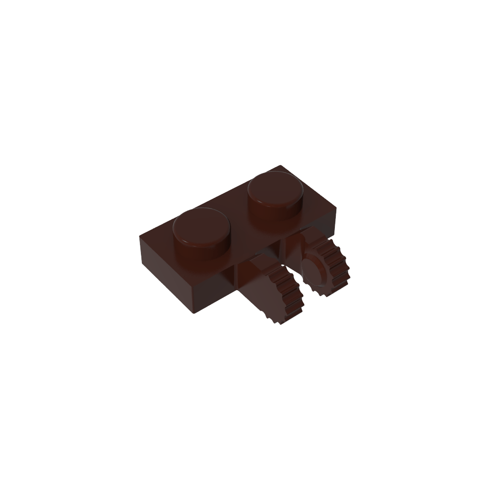 Plaque de charnière 1 x 2 à verrouillage par 2 doigts sur le côté, 9 dents-MyGobricksFr