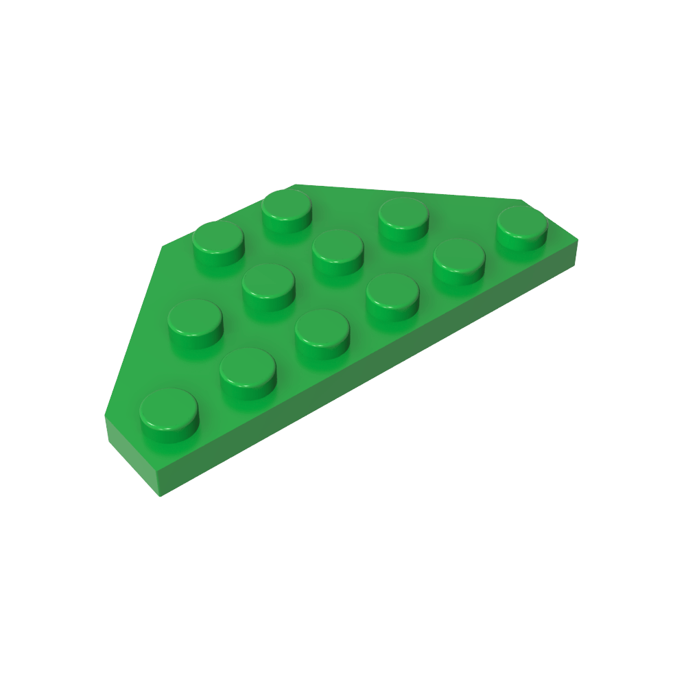 Plaque en coin 3 x 6 Coins coupés-MyGobricksFr