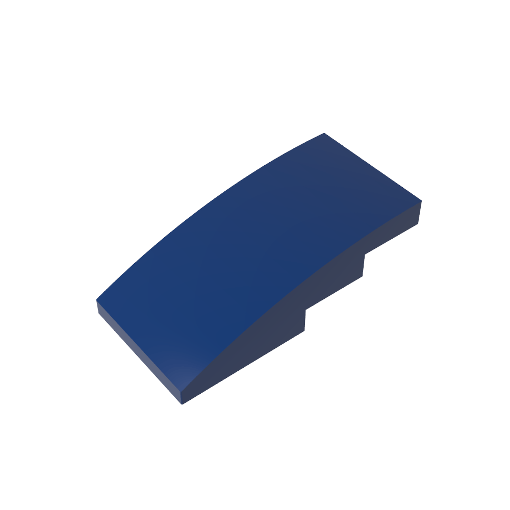 Toit incurvé en pente 4 x 2 sans montants-MyGobricksFr