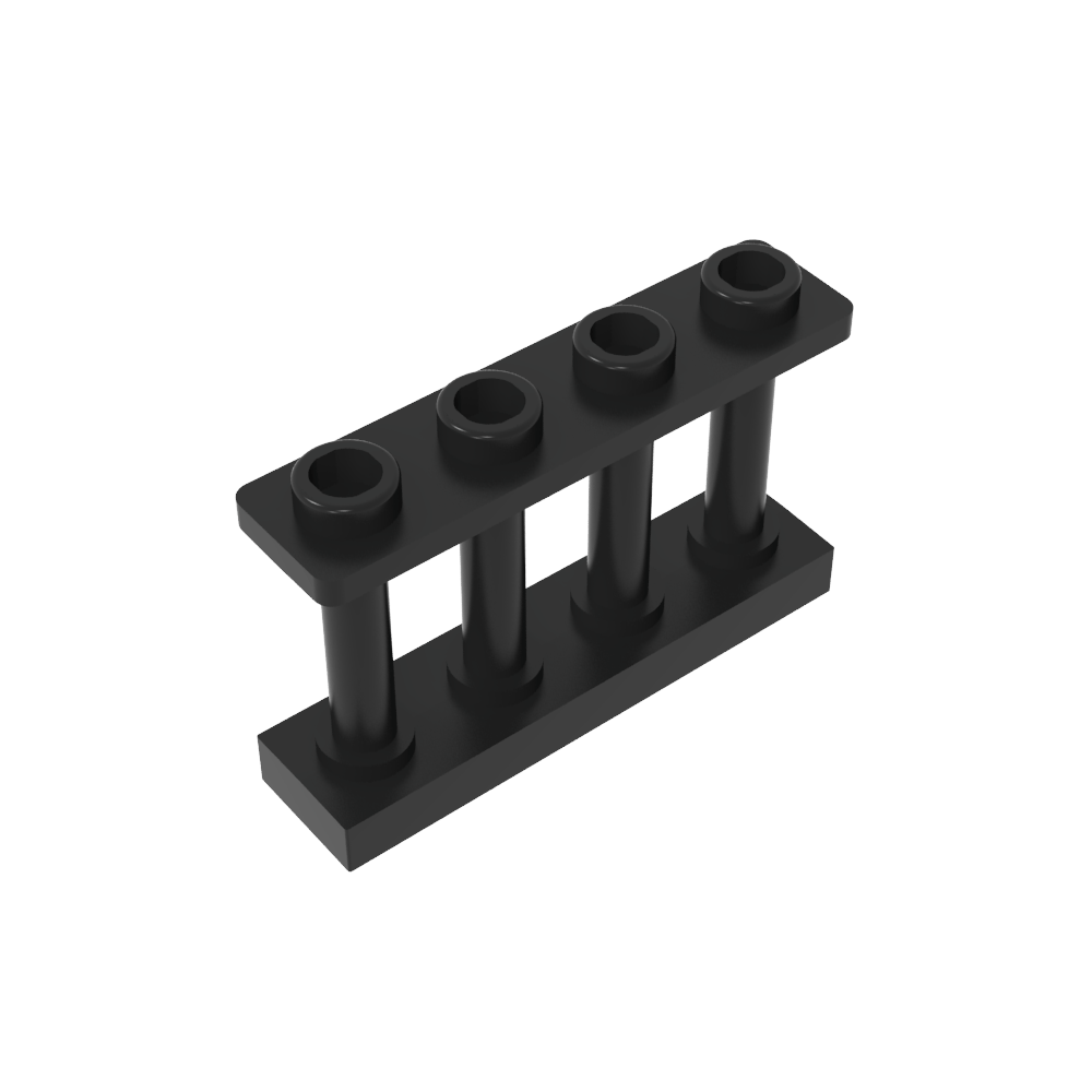 Clôture à fuseaux 1 x 4 x 2 [4 montants supérieurs]-MyGobricksFr