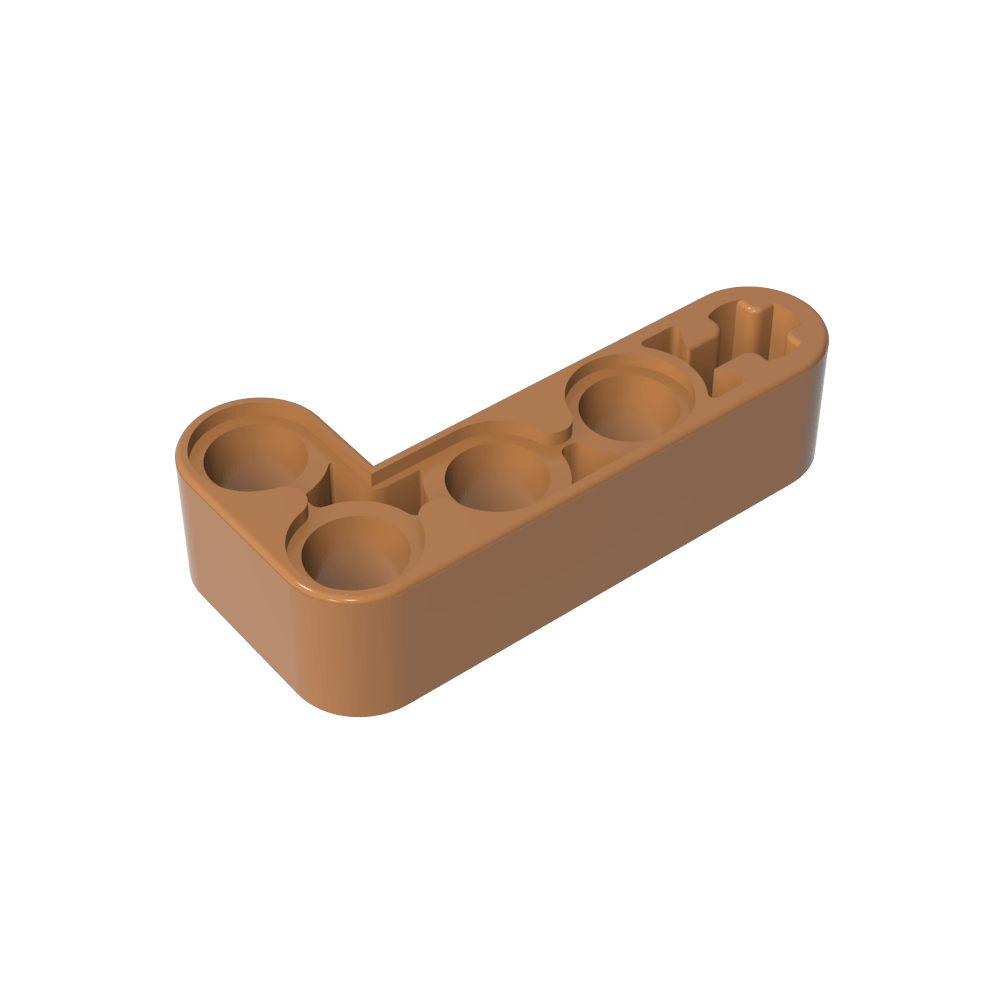 Poutre Technic 2 x 4 en forme de L épaisse-MyGobricksFr