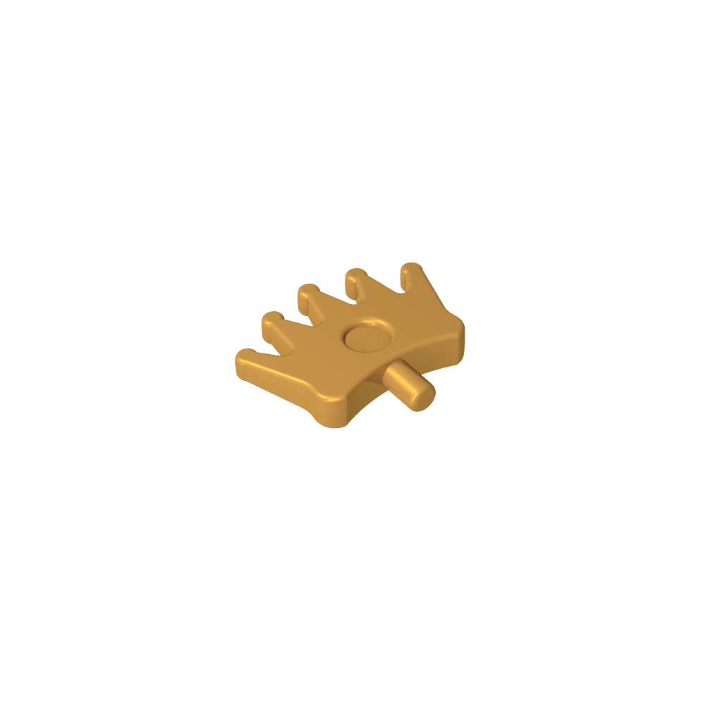 Couronne/tiare à 5 pointes avec épingle, accessoire de coiffure-MyGobricksFr