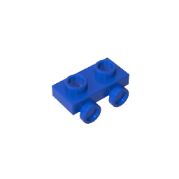 Plaque modifiée 1 x 2 avec 2 points saillants-MyGobricksFr