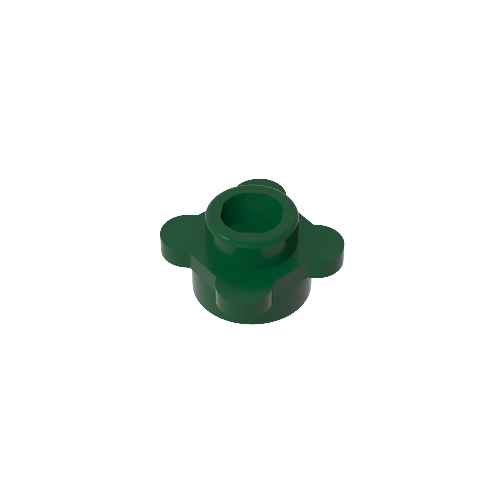 Plante, fleur, assiette ronde 1 x 1 avec 4 pétales-MyGobricksFr