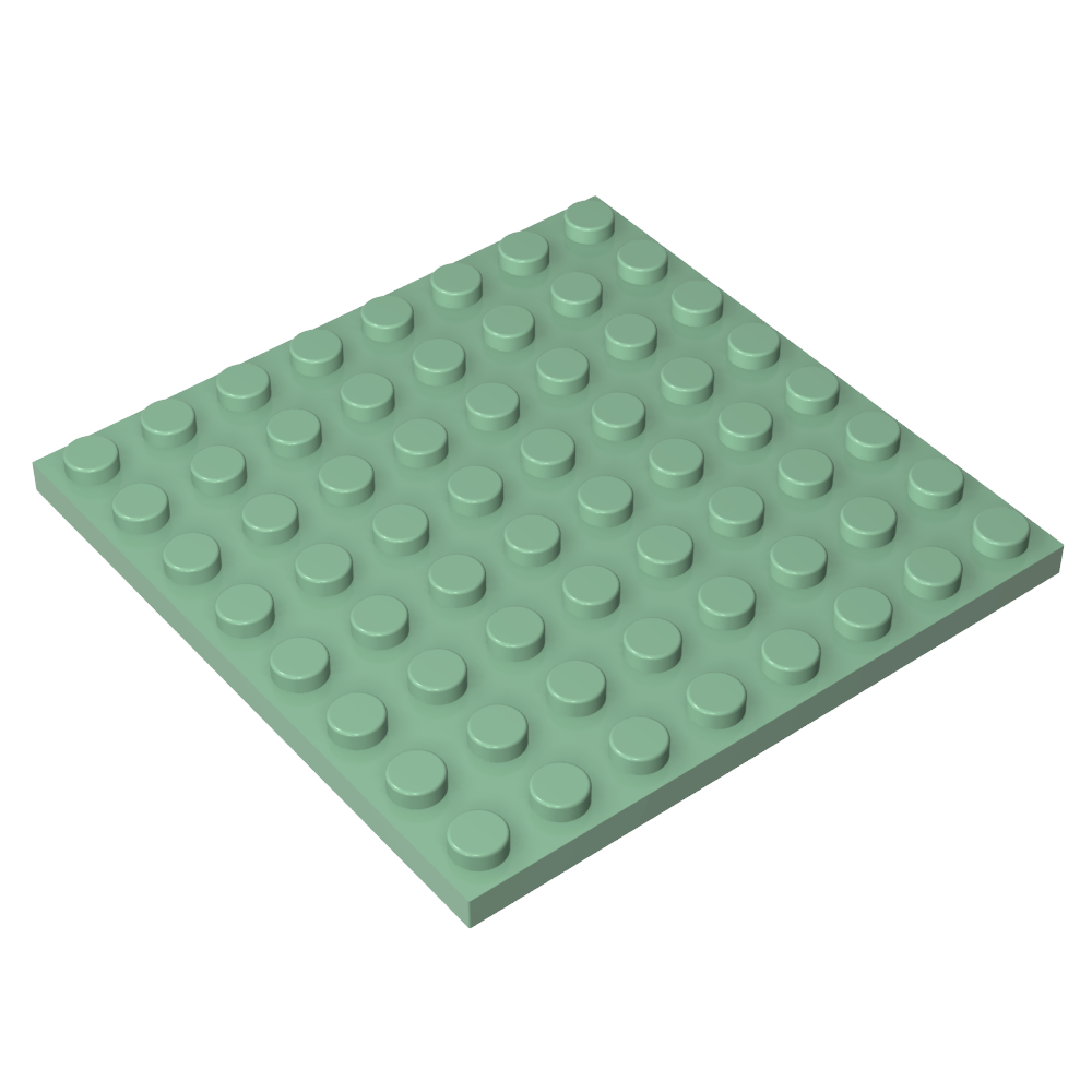 Assiette 8 x 8-MyGobricksFr