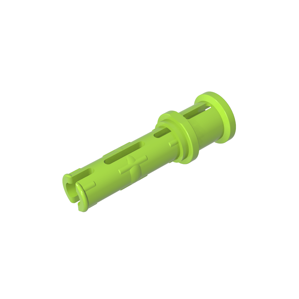Axe Technic long avec crêtes de friction longitudinales et bague d'arrêt [crête près du bord]-MyGobricksFr