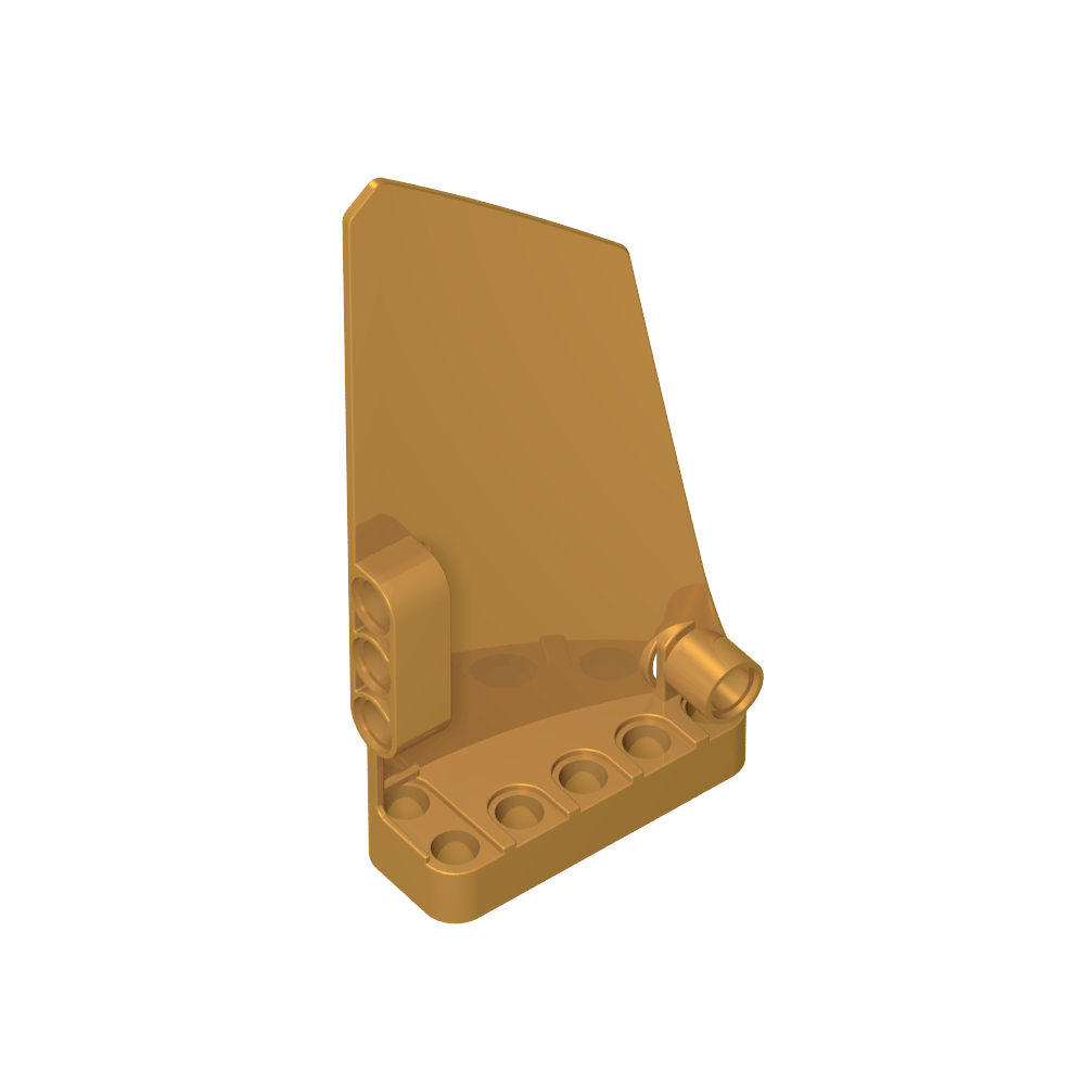 Carénage de panneau Technic n° 17 Grand lisse, côté A-MyGobricksFr