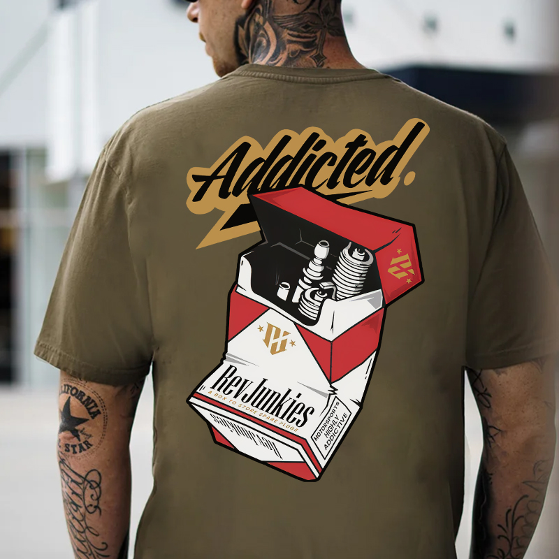 ADDICTED Print Men's T-shirt