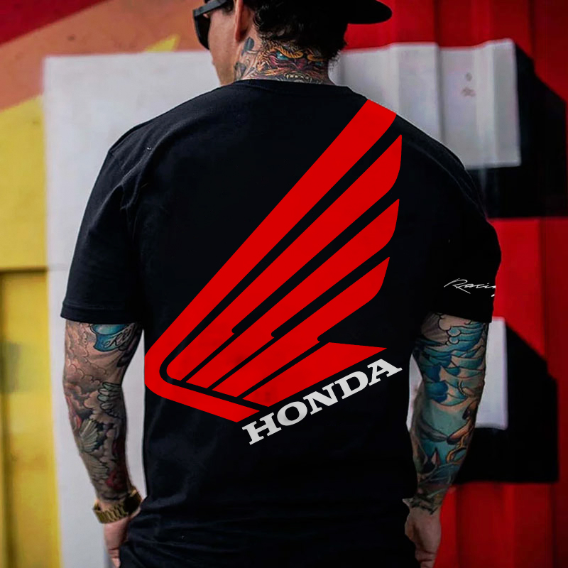 Honda Racing Printed Oversized Unisex T-shirt