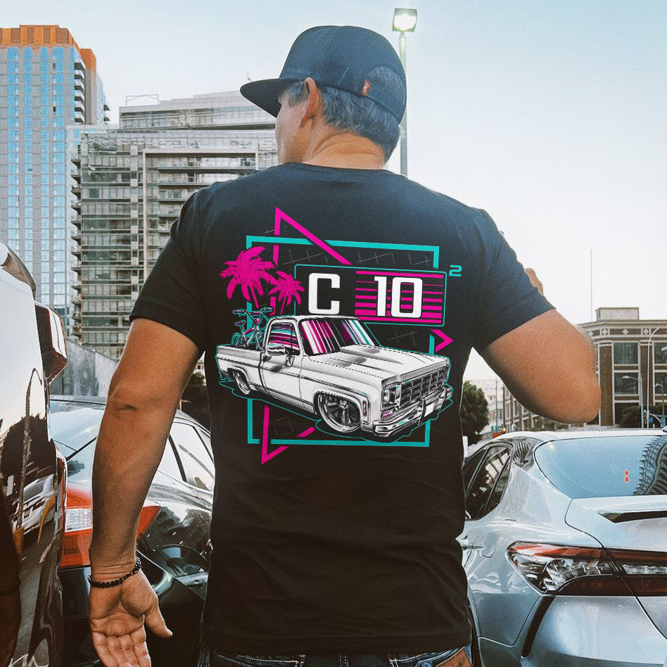 Chevrolet C10 Pickup Truck Printed Men's T-Shirt