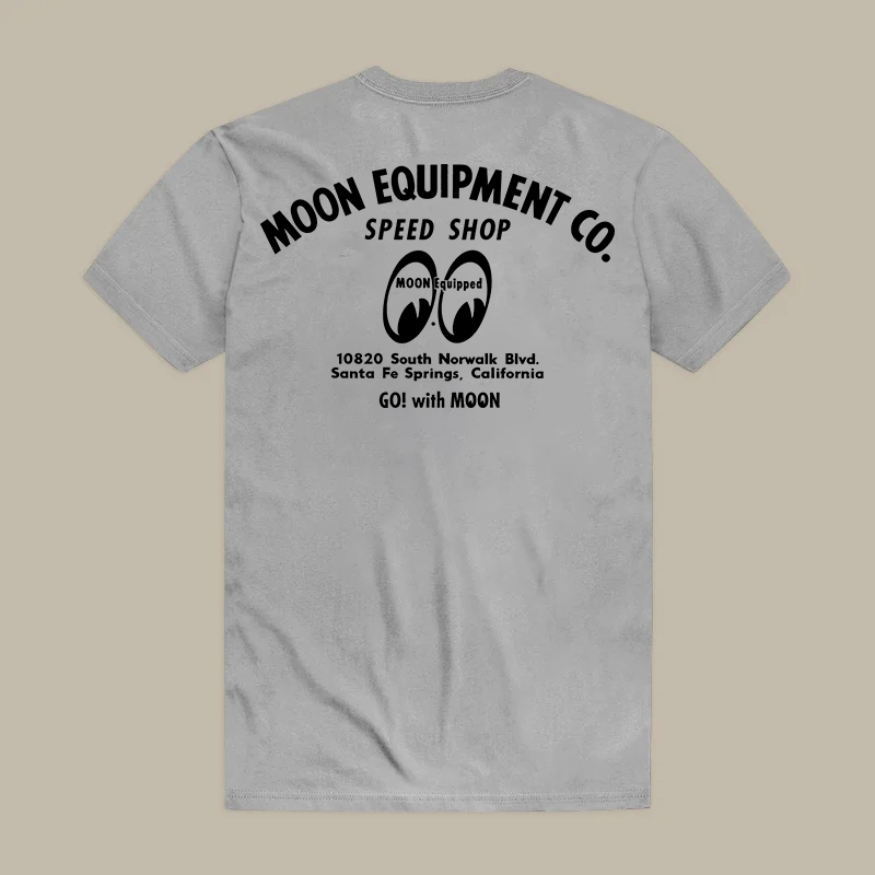 Mooneyes Hot Rod Kustom Kulture Retro Eyes Logo Printed Men's T-shirt