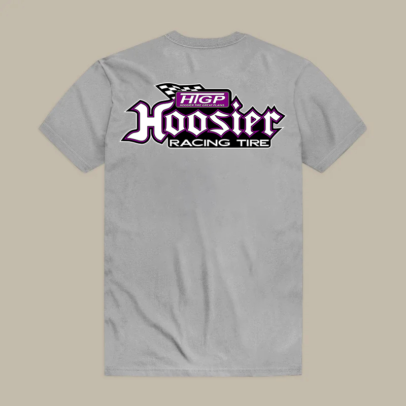 Hoosier Racing Tire HIGP Checkered Flag Graphic Printed Men's T-shirt